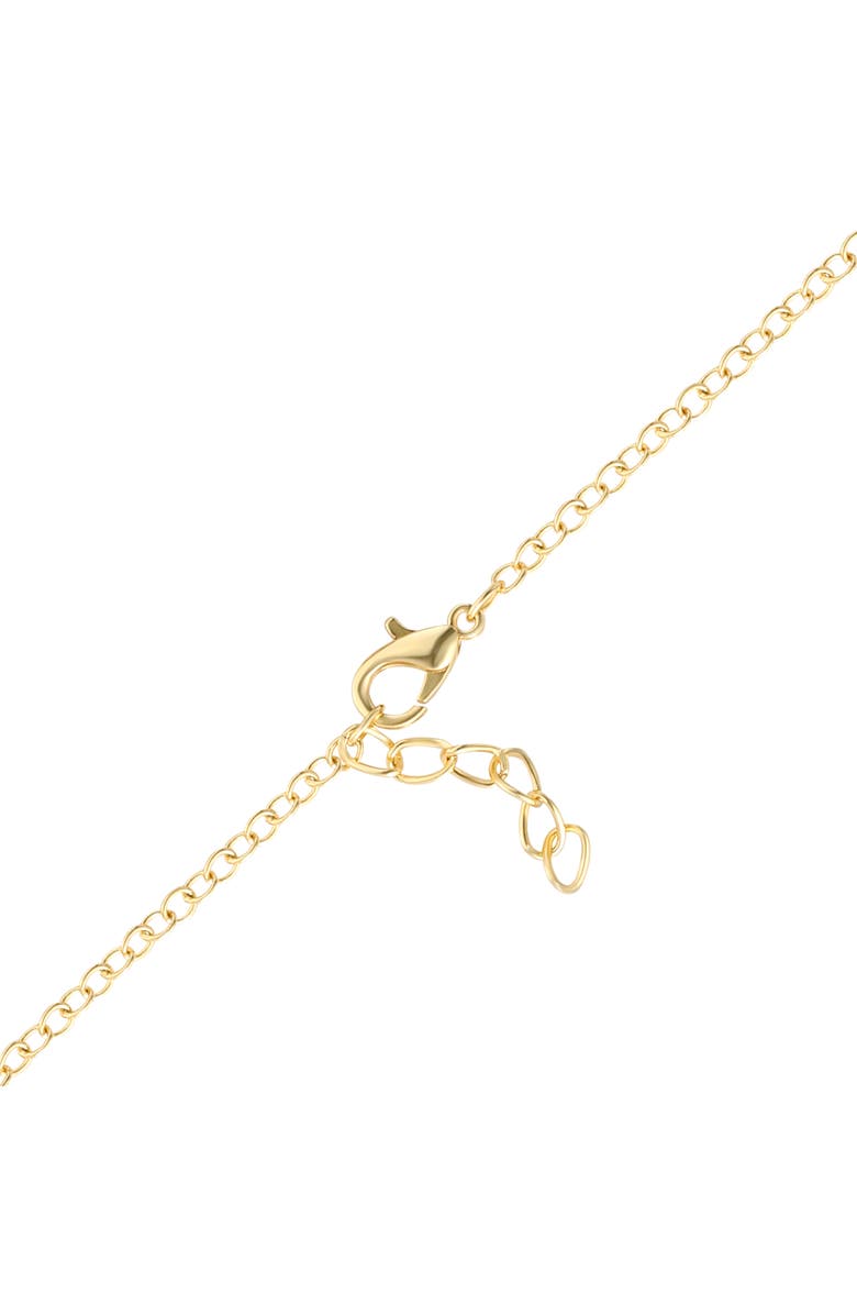 Hello Kitty Silver Plated Bracelet with Flower and Bow Charm Pendants, 6.5 + 1", Alternate, color, Gold