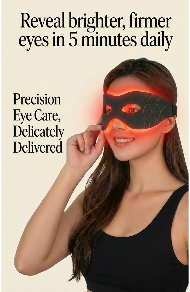 Lovery Eye Recovery Pro LED Light Therapy Eye Mask - Red & Near-Infrared Light, Alternate, color, Black