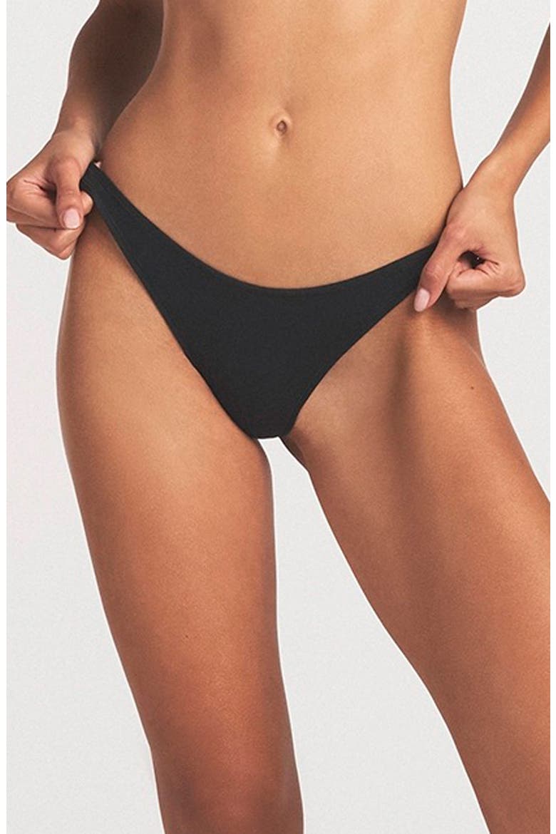 Everyday Cotton Thong, Main, color, ONYX