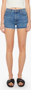 MOTHER The Tomcat Cutoff Denim Shorts