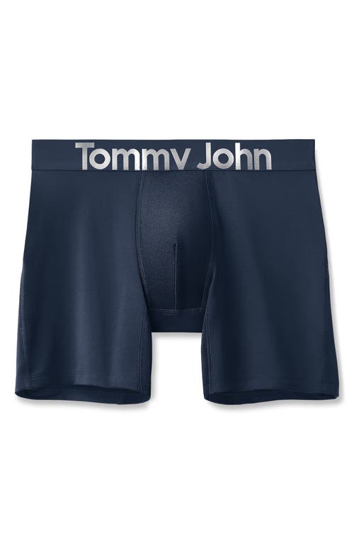 Tommy John 3-pack 360 Sport Essentials 8-inch Performance Boxer Briefs In Black/dress Blues/haute Red