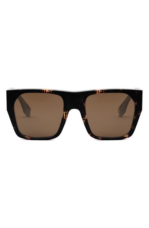 'Fendi Baguette 54mm Square Sunglasses
