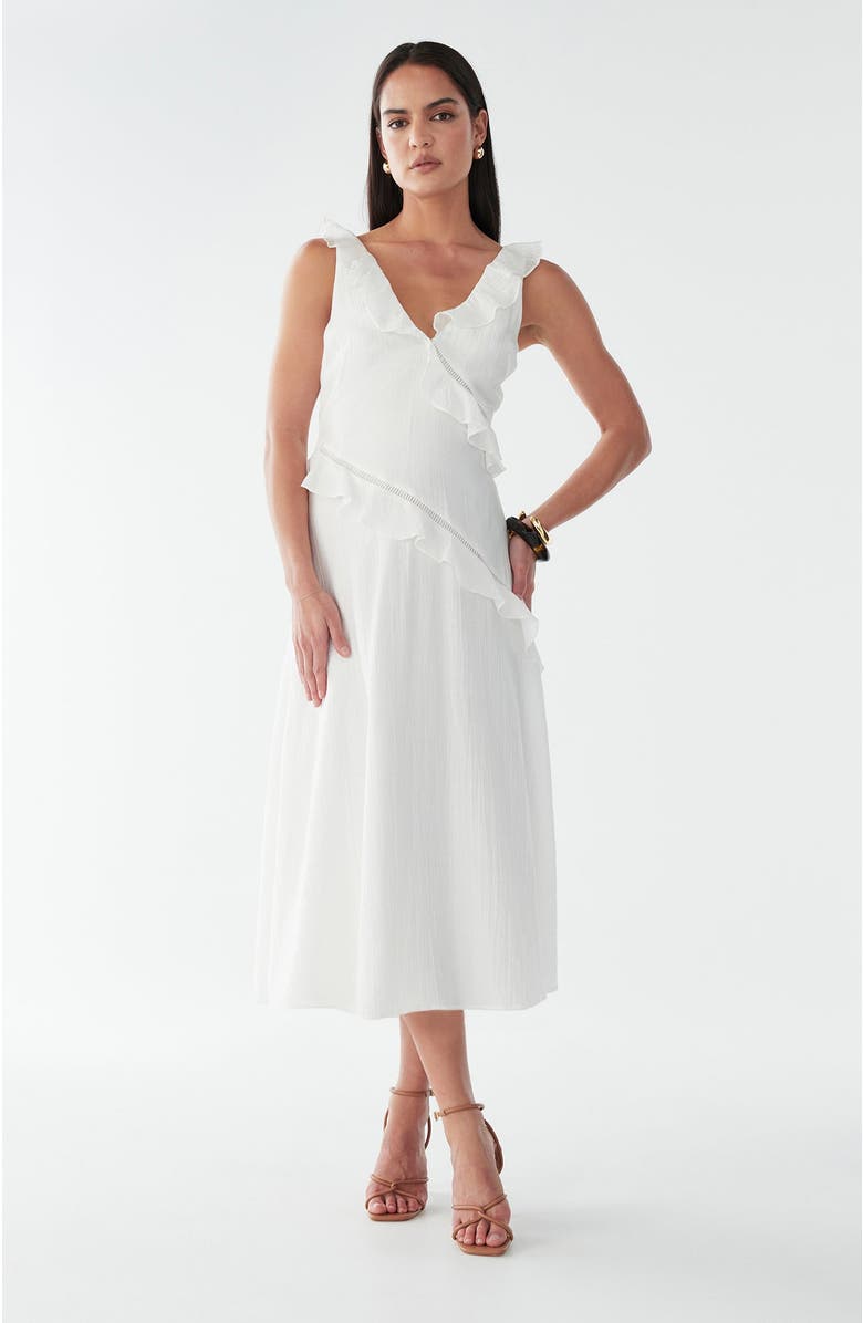 BWLDR Fallon Maxi Dress, Alternate, color, White