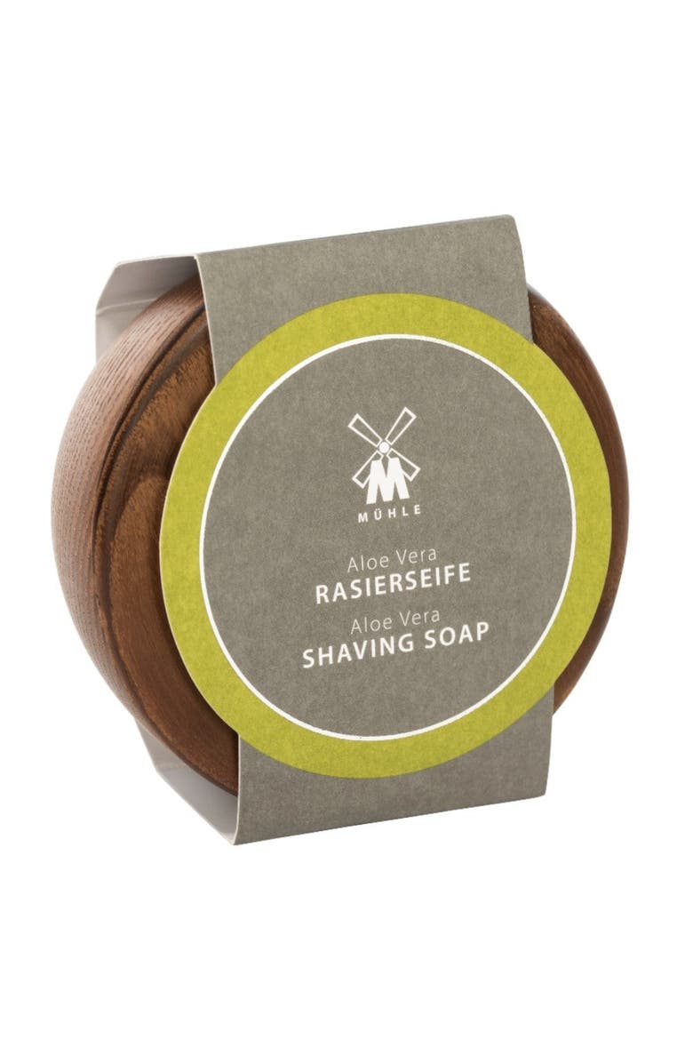 MÜHLE Aloe Vera Shaving Soap in Steamed Ash Bowl, Main, color, Steamed Ash