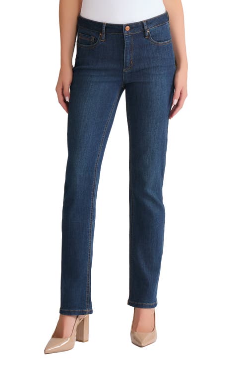 Lexington Straight Leg Jeans (Westpoint Wash) (Petite)