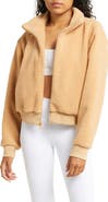 Beyond Yoga Brave the Elements Fleece Bomber Jacket