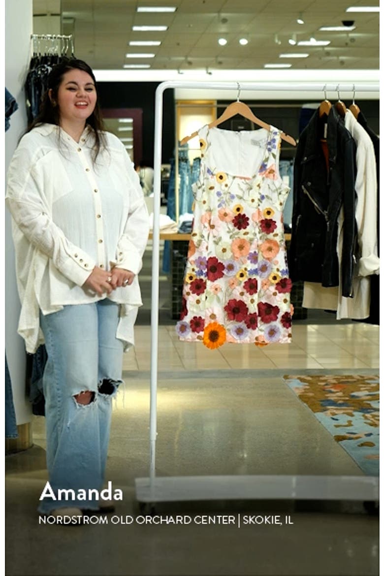 Floral Embroidered Minidress video