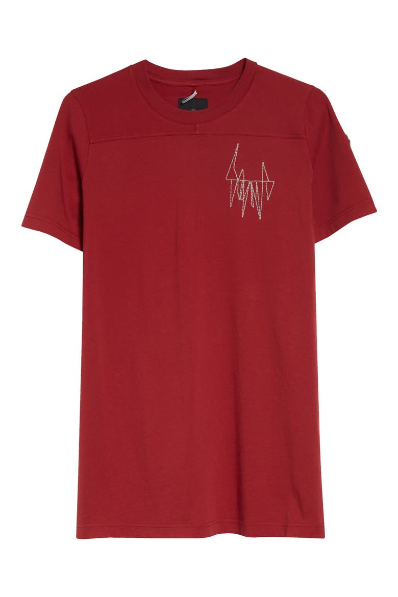x Rick Owens Girder Cotton T-Shirt, Alternate, color, RED