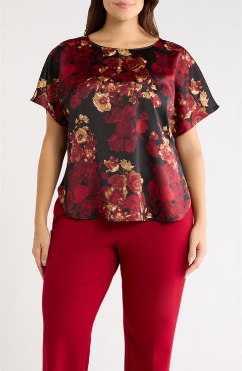 Bateau Neck Short Sleeve Top
