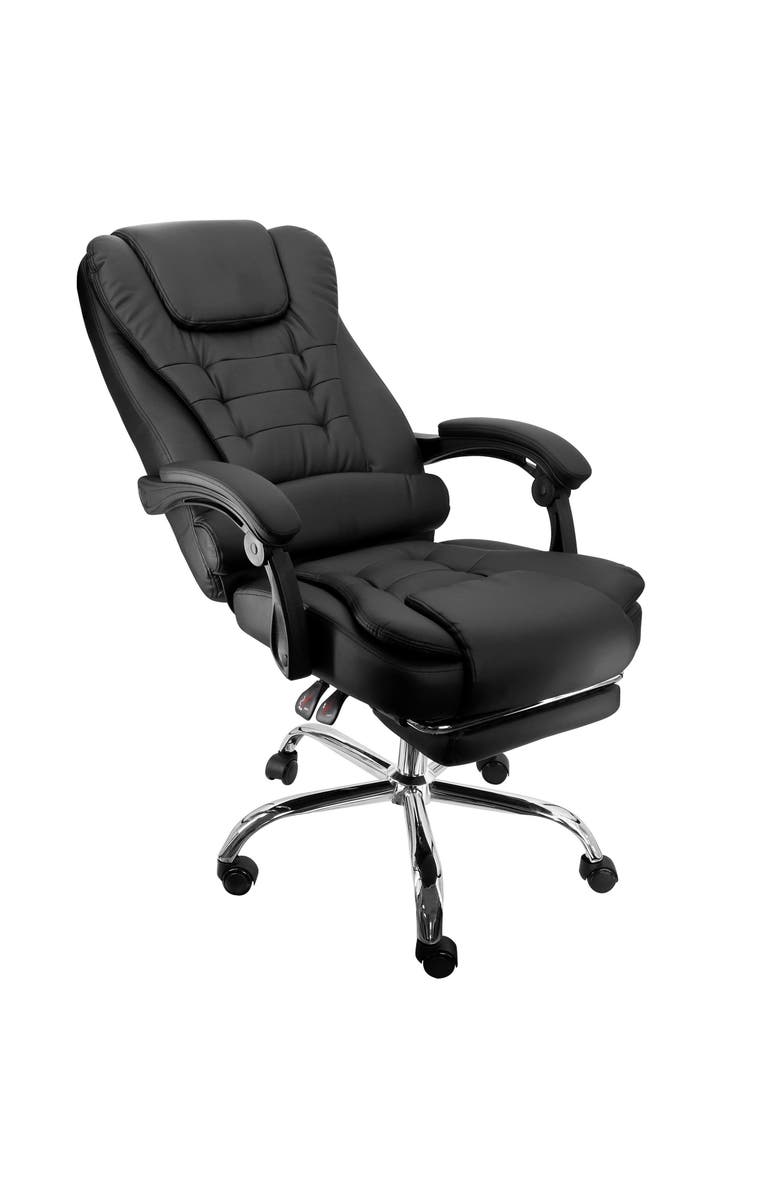 Elama High Back Adjustable Office Chair, Alternate, color, Black