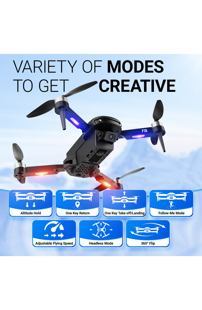 CONTIXO Ziro Kids Drone, Alternate, color, Black - Ziro