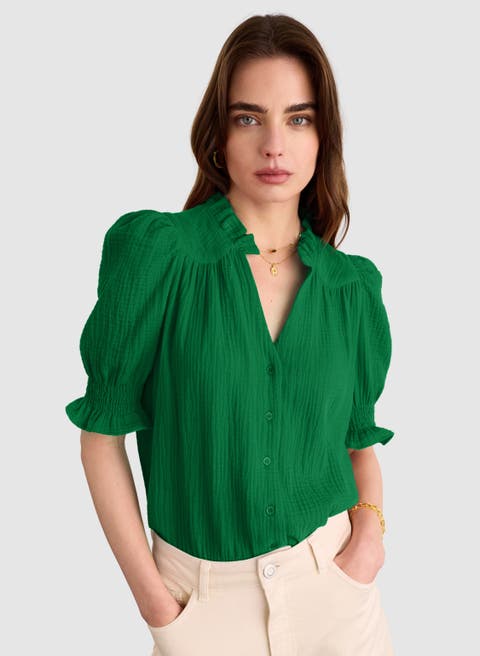 Nolan Organic Cheesecloth Blouse