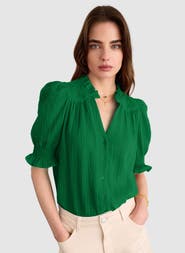 Baukjen Nolan Organic Cheesecloth Blouse