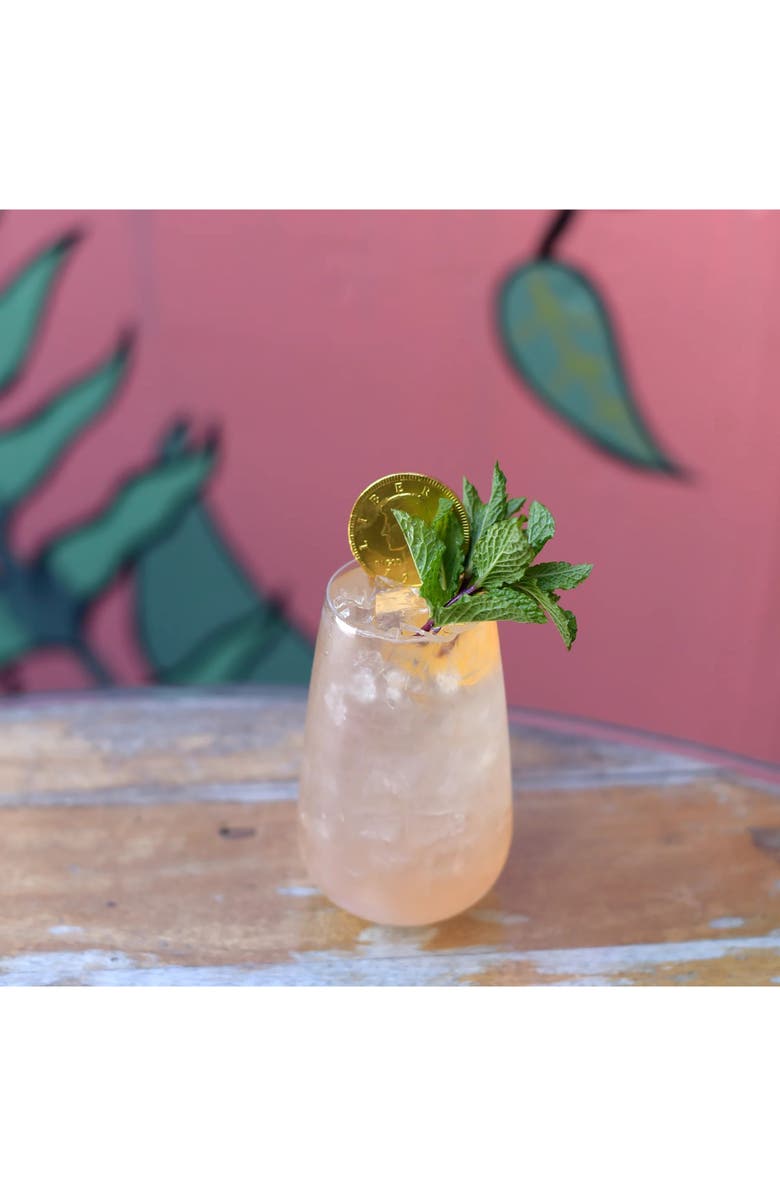 Luigi Bormioli Talismano Set of 4 Beverage Highball Glasses, Alternate, color, Clear