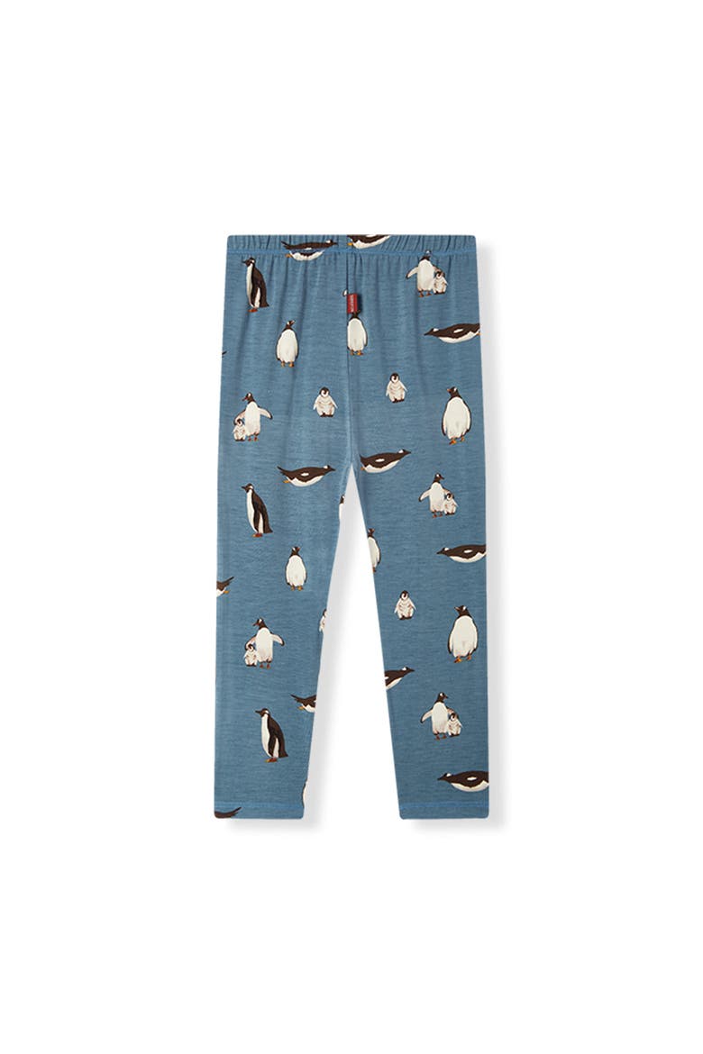 Luxe Stretch Dress and Legging Set, Alternate, color, Penguin