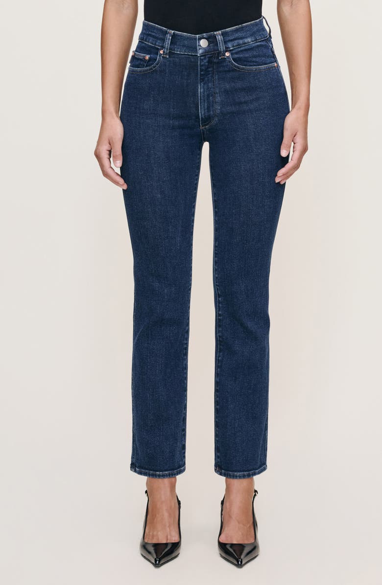 DL1961 Halle Straight Instasculpt<sup>™</sup> High Rise Jeans, Main, color, Lake House