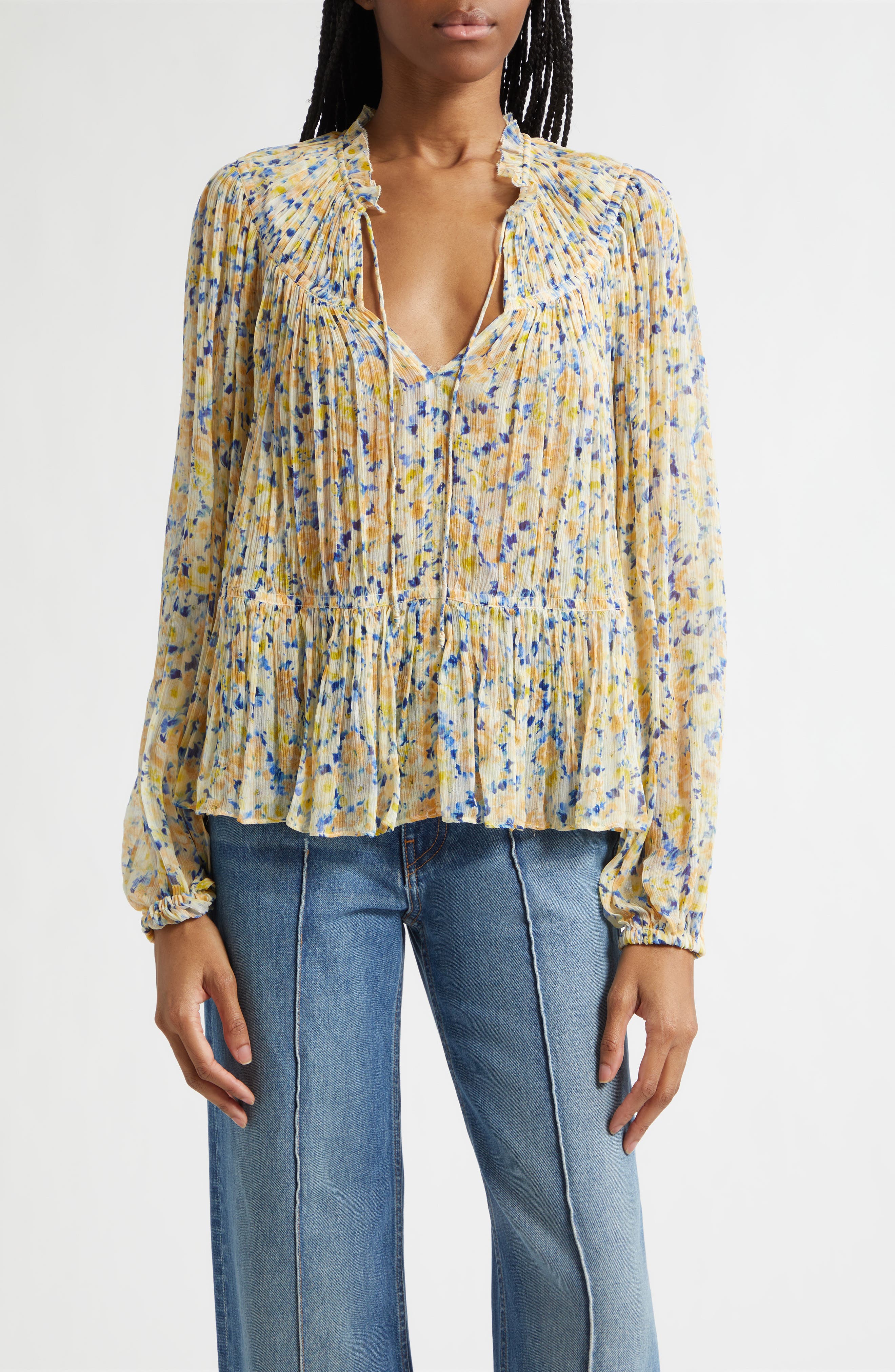 Leandra Floral Long Sleeve Top