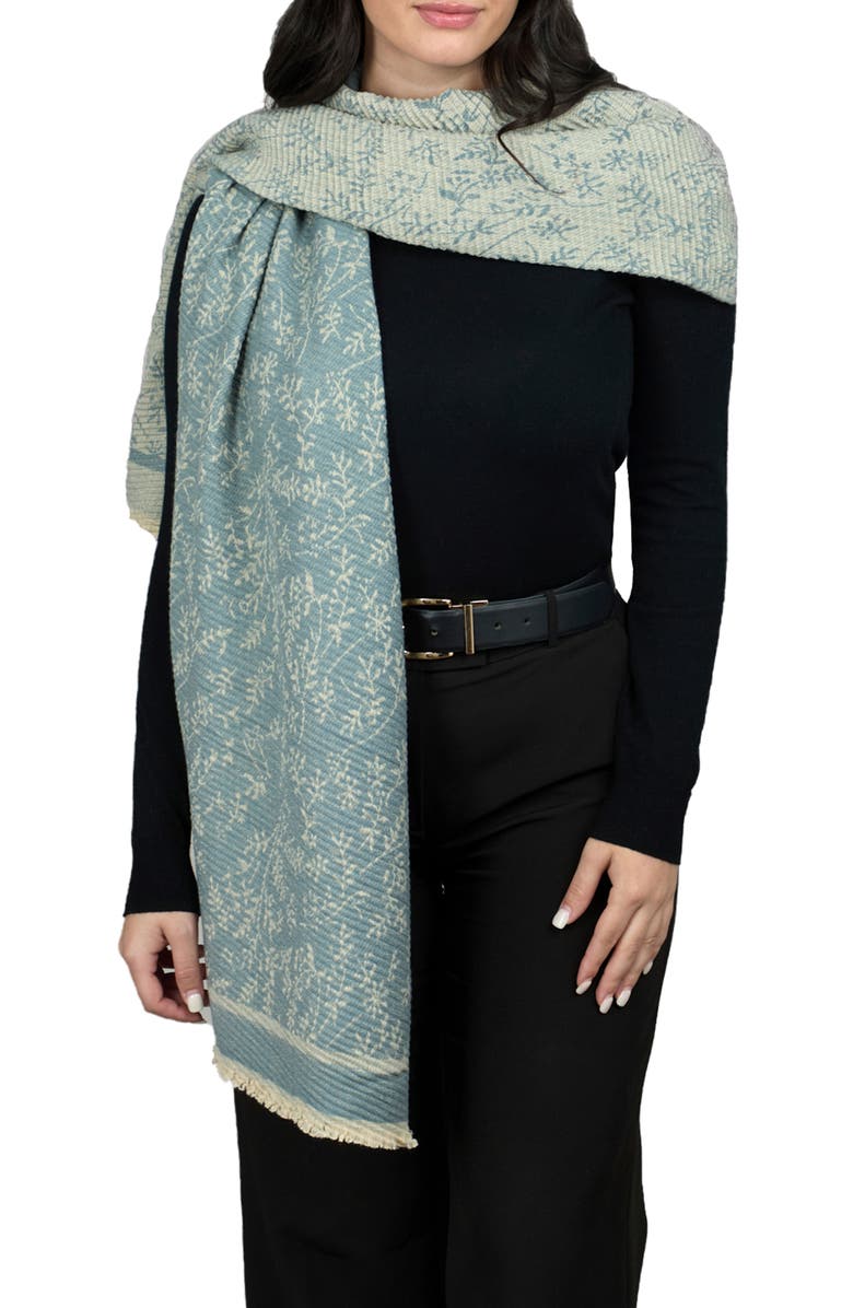 SAACHI Floral Crinkle Scarf, Main, color, 