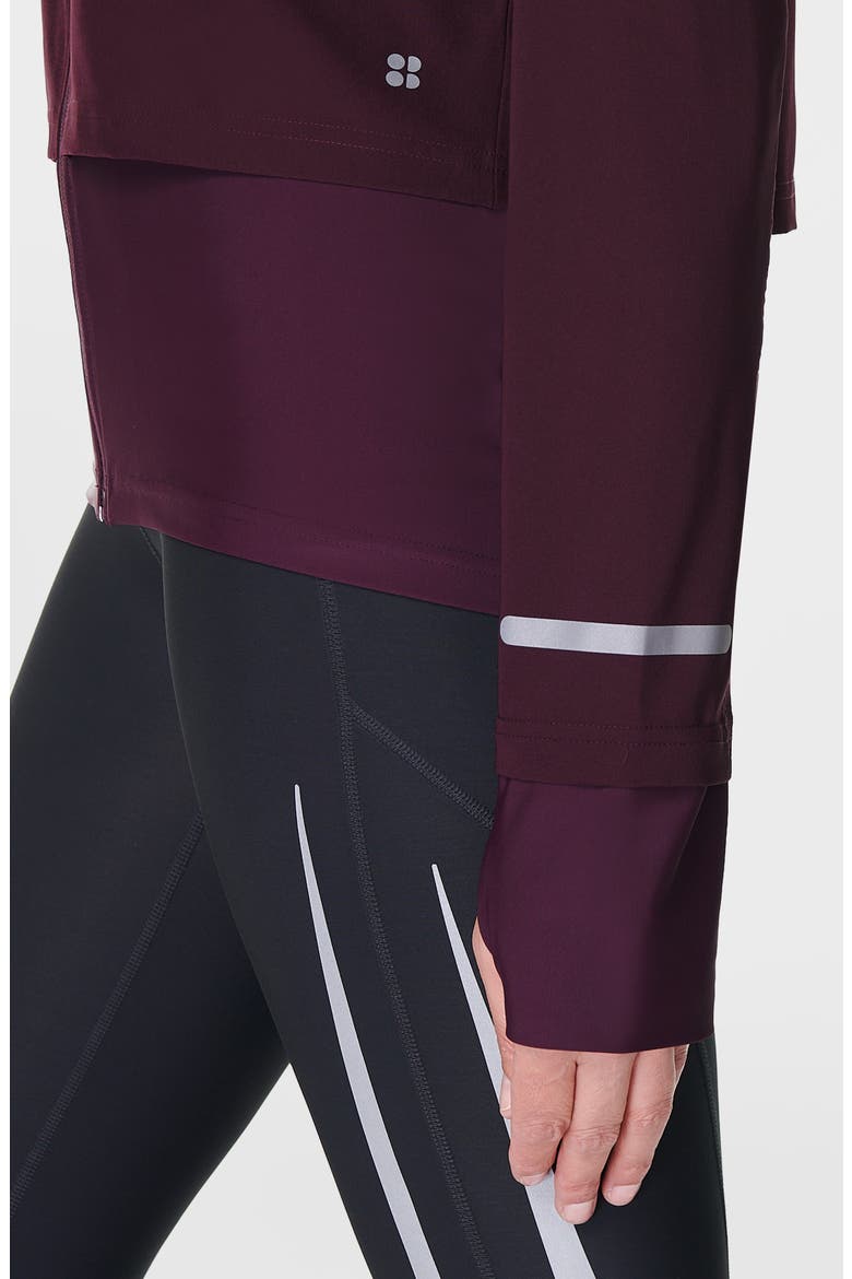 Fast Track Running Jacket, Alternate, color, MIDNIGHT CHERRY PURPLE