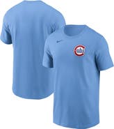 Nike Men's Nike Baby Blue Chicago Cubs Alternate Wordmark T-Shirt