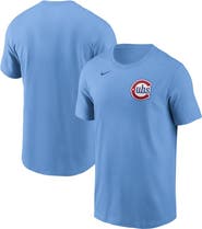 Nike Men's Nike Baby Blue Chicago Cubs Alternate Wordmark T-Shirt