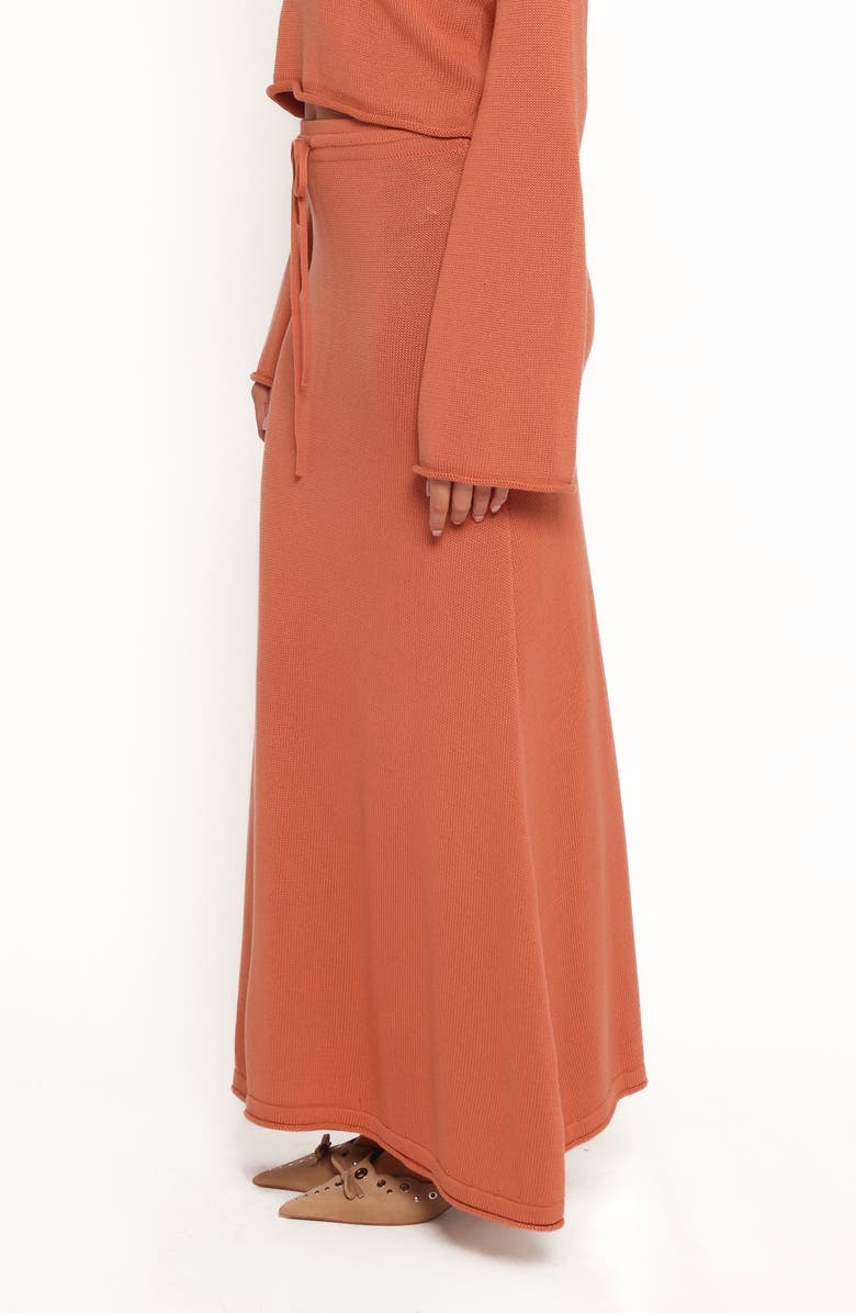 Petal & Pup Rooney Knit Maxi Skirt, Alternate, color, Cinnamon