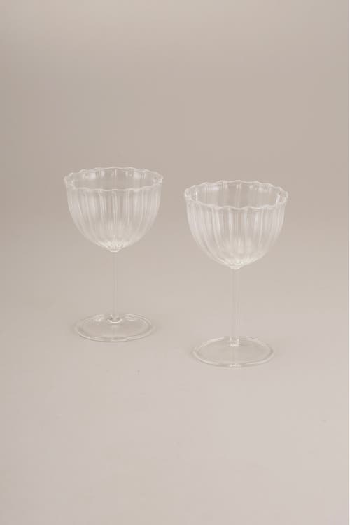 Fleck Kira Stemware Coupes In Transparent
