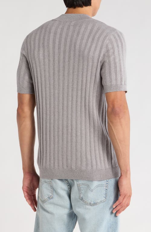 Abound Mock Neck Rib Sweater In Gray