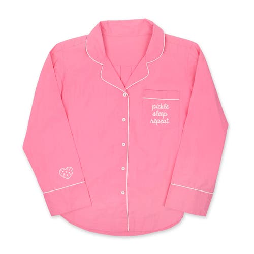 Ame & Lulu Long Pajama Set In Pink