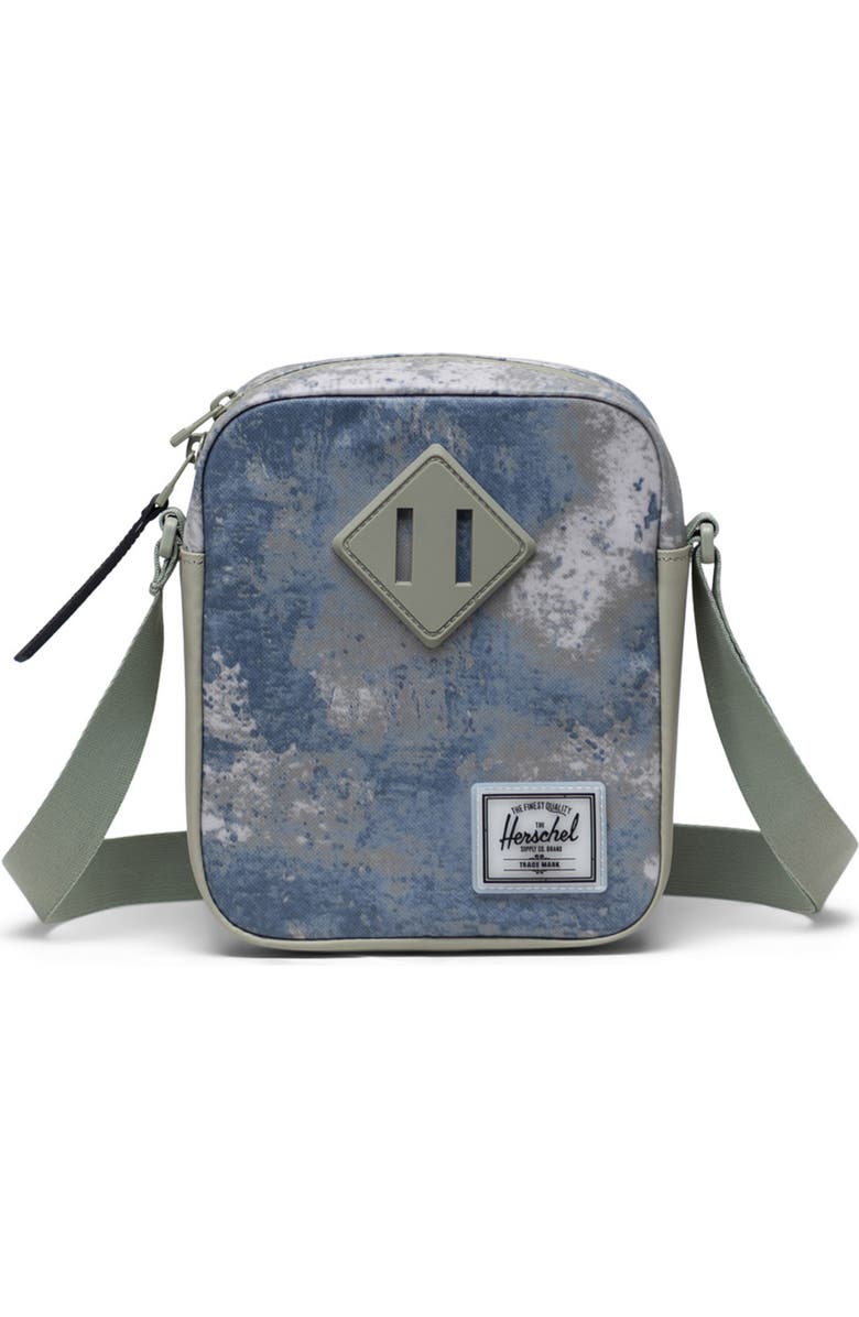 Herschel Supply Co. Heritage Water Resistant Recycled Polyester Crossbody Bag, Main, color,