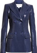 Michael Kors Collection Sequin Double Breasted Blazer