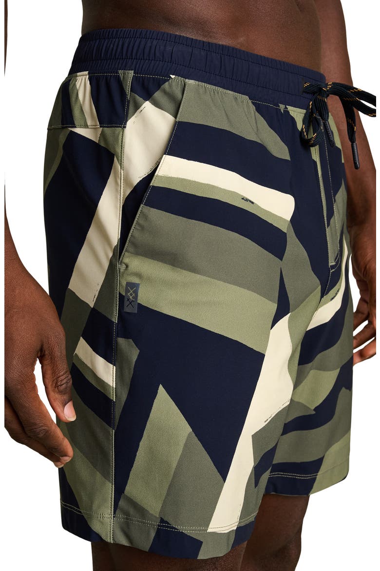 Pursuit 7-Inch Unlined Training Shorts, Alternate, color, SMOKEY OLIVE COLOR BLOCK