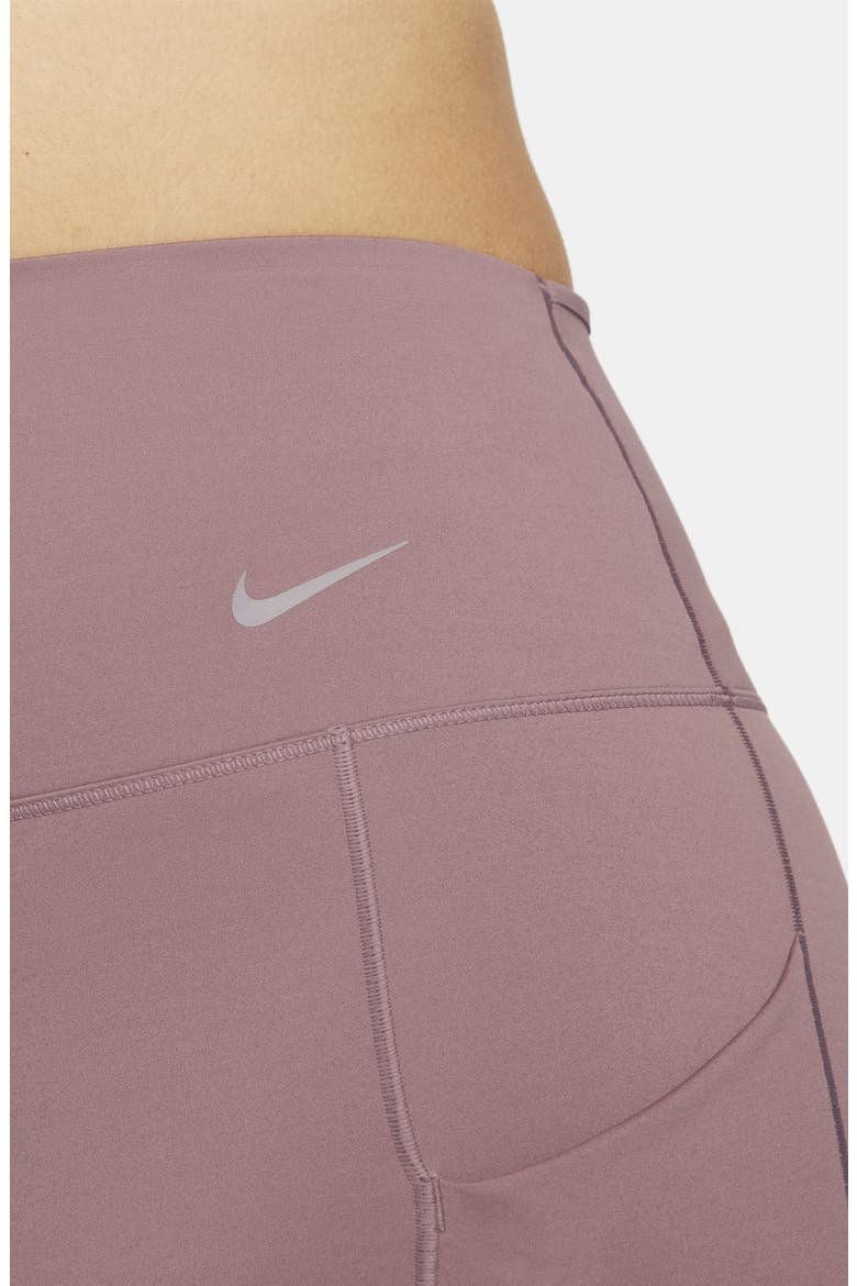 Dri-FIT Go High Waist 7/8 Leggings, Alternate, color, SMOKEY MAUVE/ BLACK
