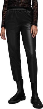 AllSaints Jen Faux Leather Joggers
