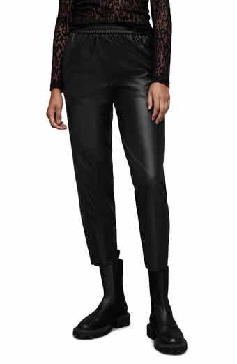 Jen Faux Leather Joggers