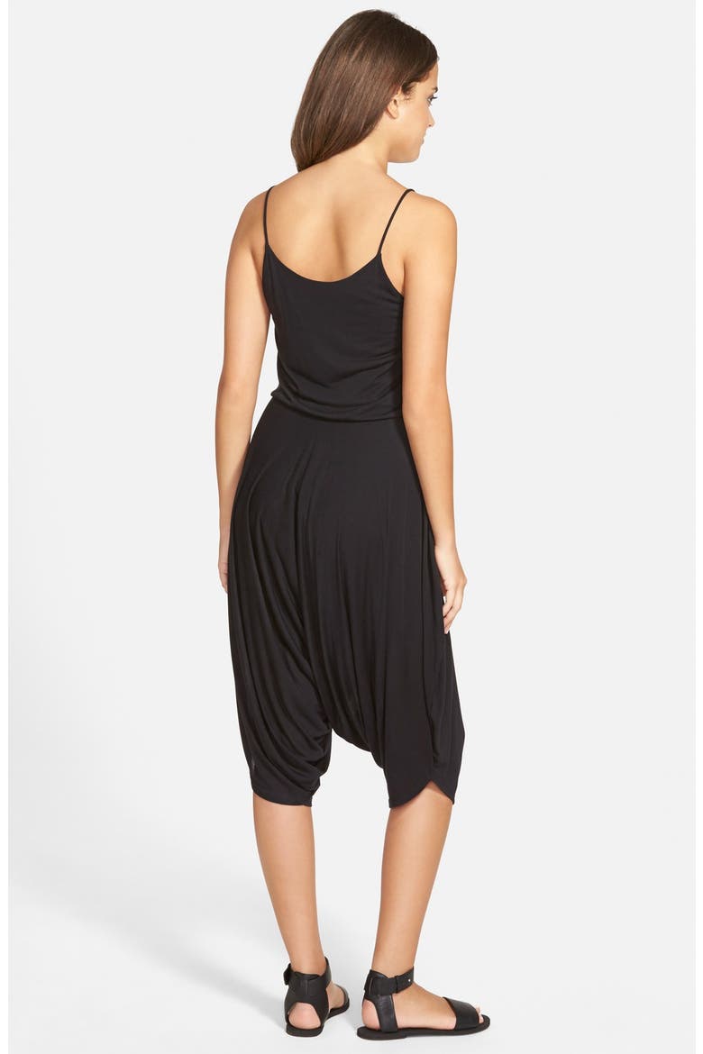 Knit Jumpsuit, Alternate, color, BLACK