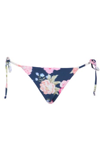 Maaji Sunning Reversible Bikini Bottoms In Blue