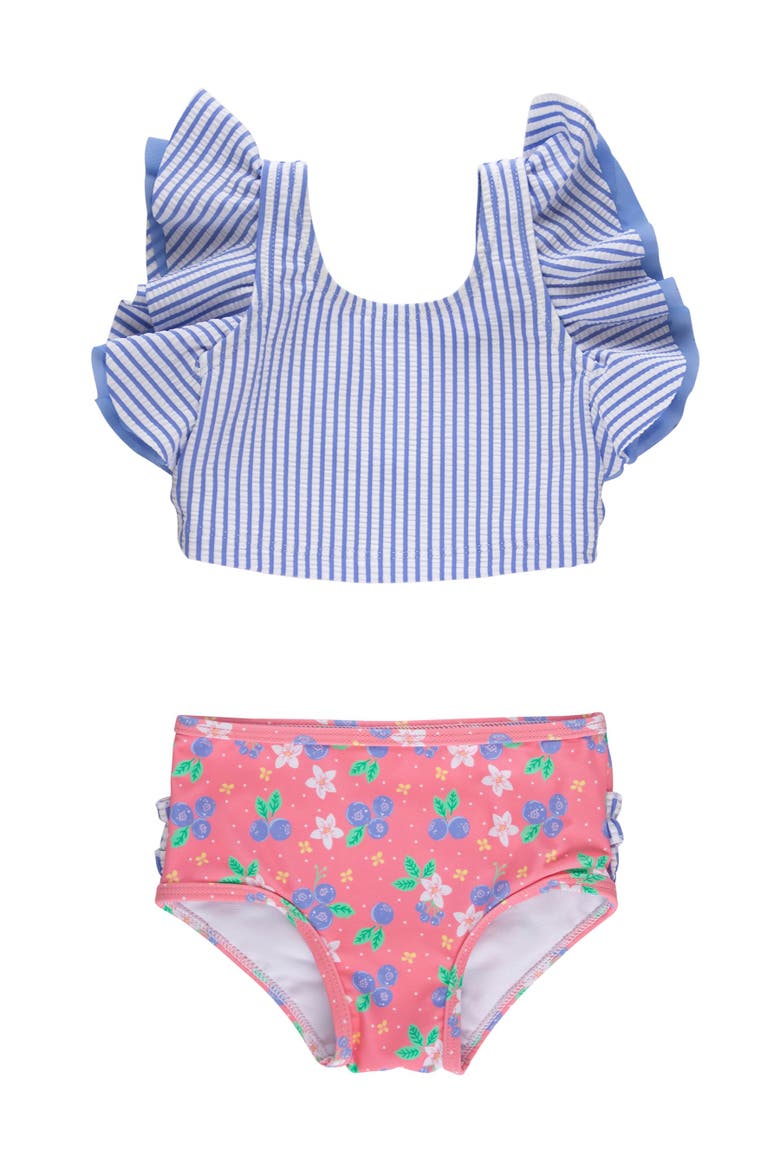 Toddler Girls UPF50+ Butterfly Tankini, Main, color, Blueberry Bliss