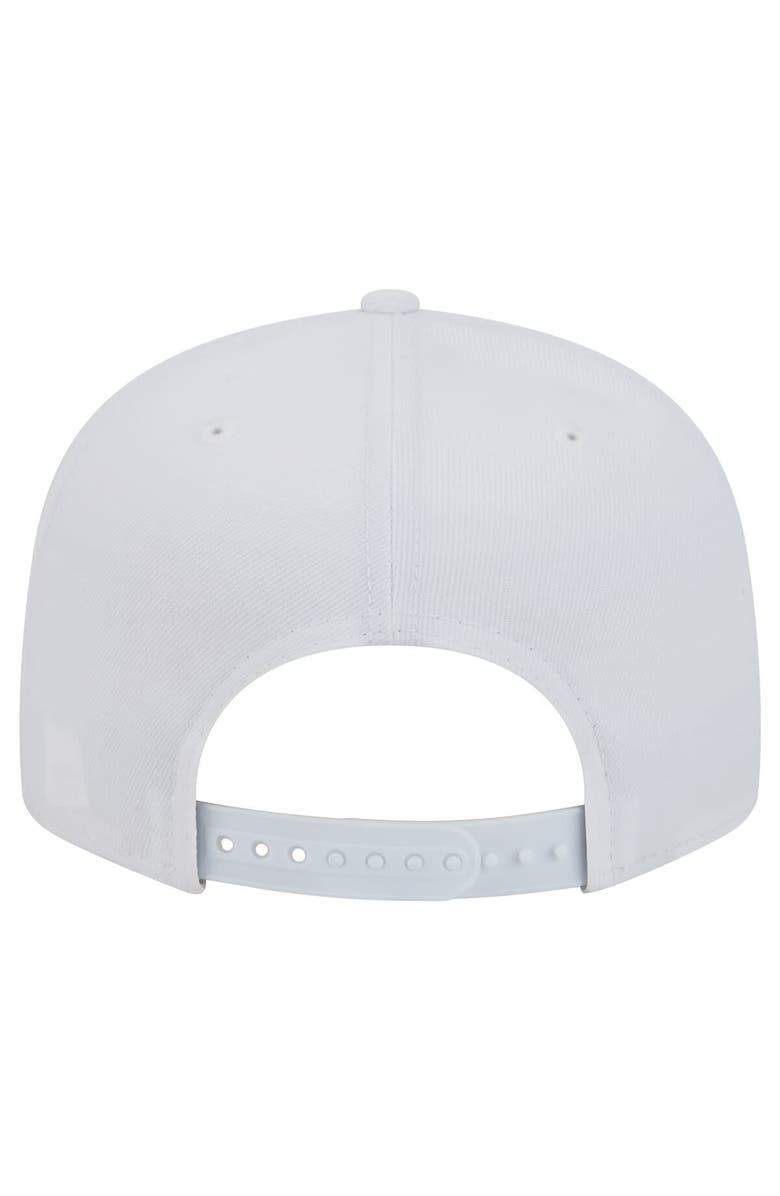 New Era Men's New Era Minnesota Vikings Main White on White 9FIFTY Snapback Hat, Alternate, color, 