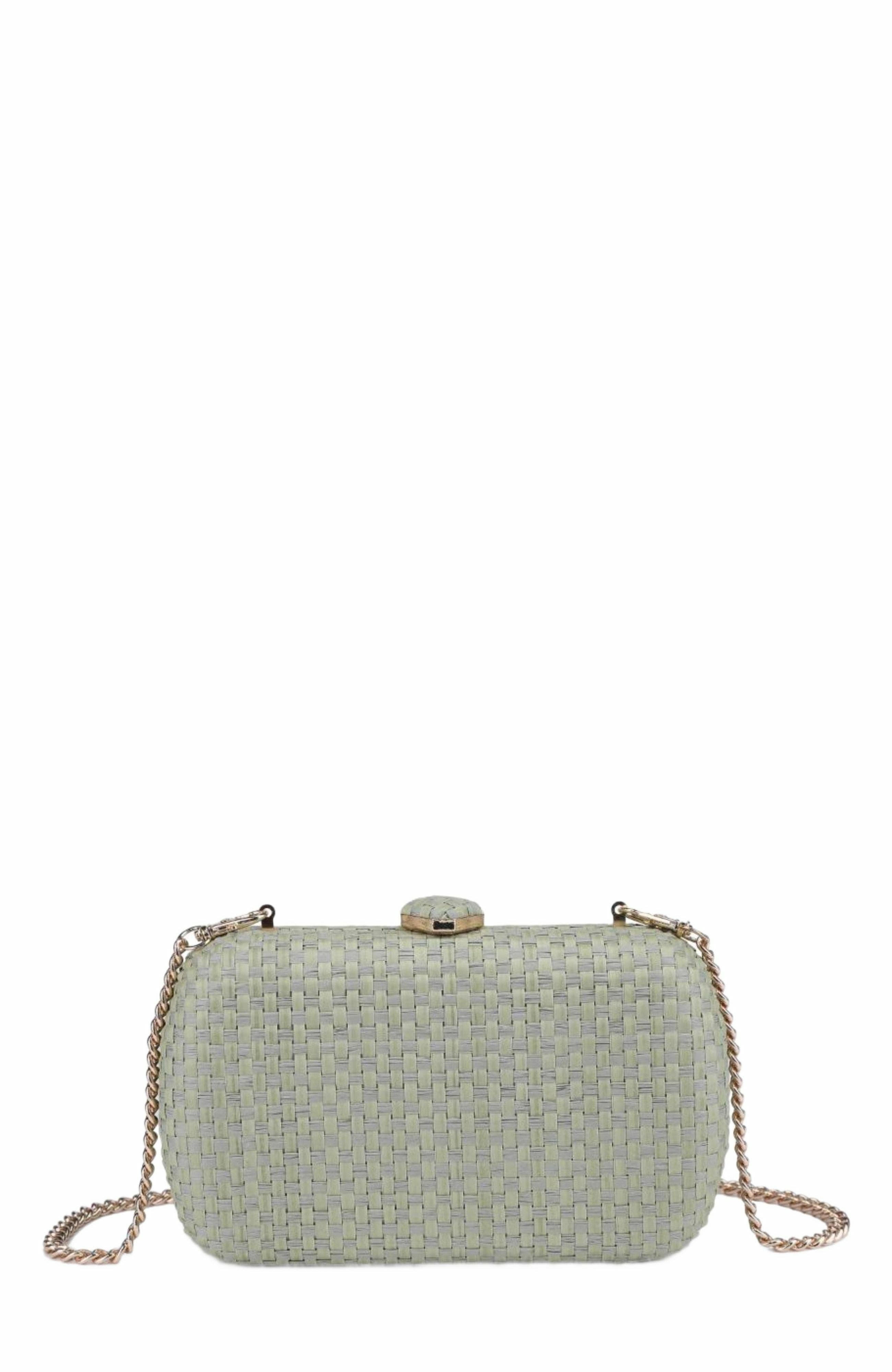 MODA LUXE Roxie Evening Bag, Main, color, Sage