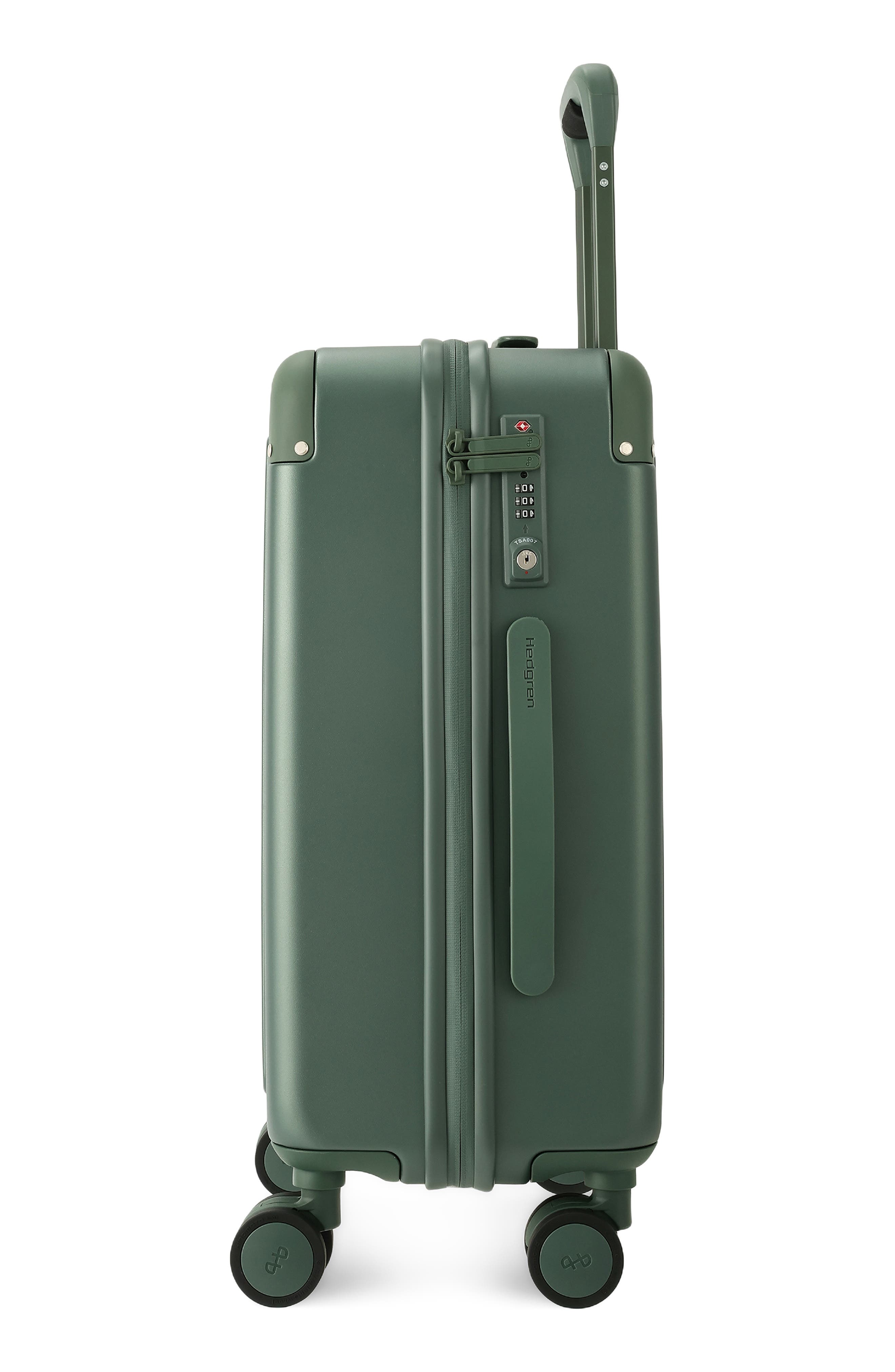 Hedgren Nostos Matte Spinner Carry-On, Alternate, color, Pine