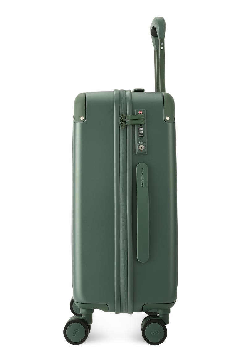 Nostos Matte Spinner Carry-On, Alternate, color, PINE