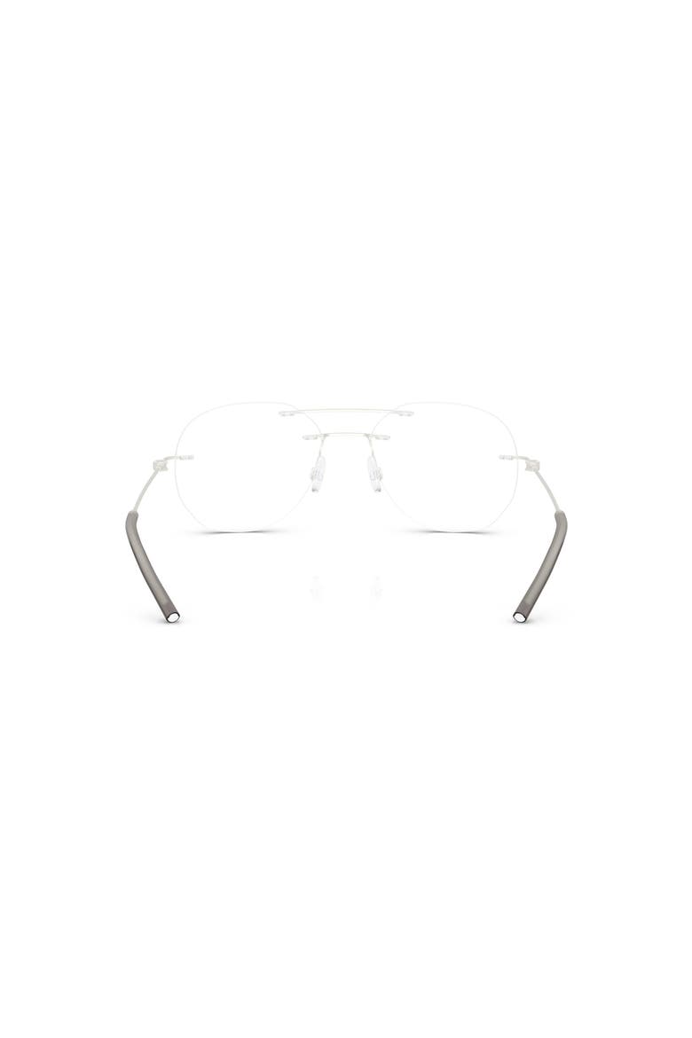55mm Irregular optical glasses, Alternate, color, Silver