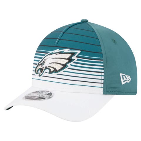 Men's New Era  White/Midnight Green Philadelphia Eagles Adventure Gradient 9FORTY M-Crown A-Frame Adjustable Hat