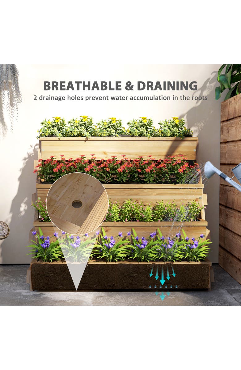 Outsunny Raised Garden Bed, Alternate, color,