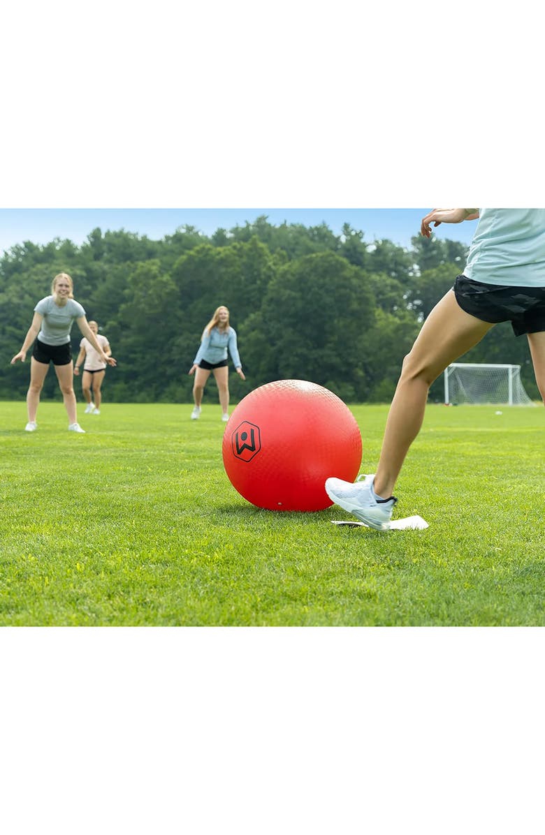 Wicked Big Sports 20" Red Kickball Giant Inflatable, Pump Included, Alternate, color, Multicolored