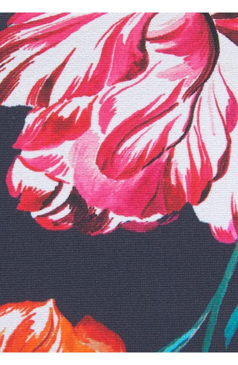 LASCANA Women's Floral Classic Bikini Bottom, Alternate, color, Navy Printed