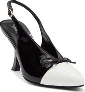 Jeffrey Campbell Chai Slingback Cap Toe Pump