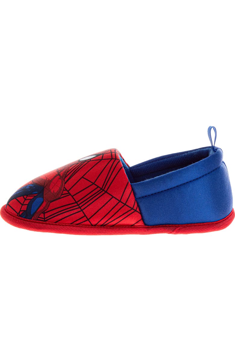 JOSMO Spider-Man Slipper, Alternate, color, Red/ Blue