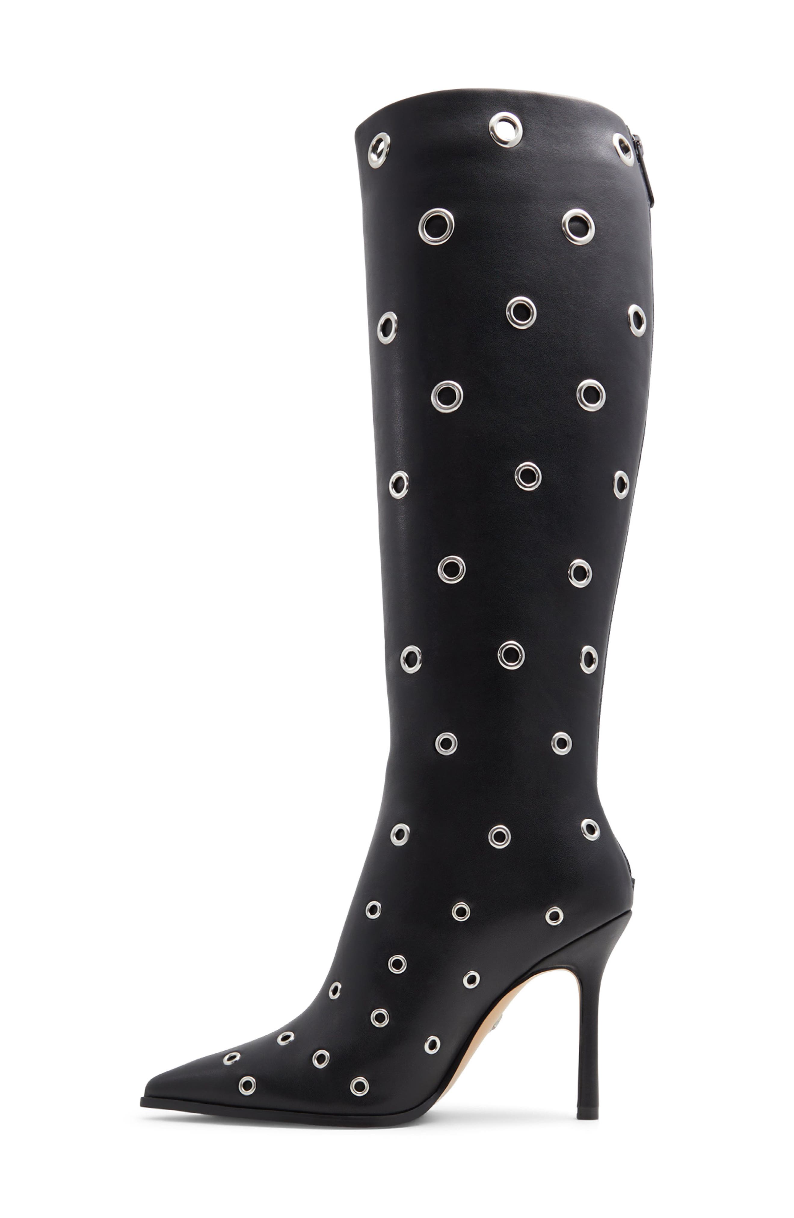 ALDO Maybellie Pointed Toe Knee High Boot, Alternate, color, 